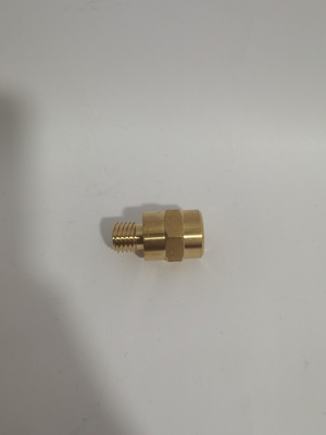 HASCO Metric Brass 1 Copper Compression Coupling ZINC PLATED