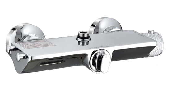 Gold Plated Temperature Sensor Accessories Chrome 0.25um Shower Faucet Cover