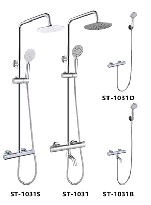 1.6MPA SUS304 Stainless Stee Thermostatic Shower Faucets EN817 ISO9001