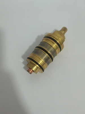 ABS Chrome Thermostatic Mixing Valve 500000 Cycles Brass Flow Cartridge